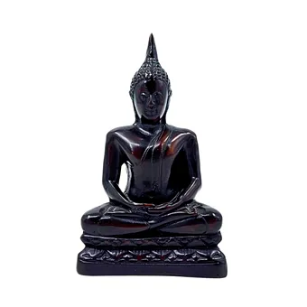 BUDDHA-STATUE AUS KUNSTHARZ.
