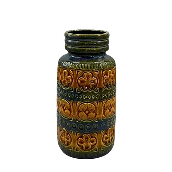 Glazed ceramic vase from West Germany - 1970s