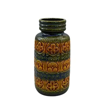Vase en céramique émaillée d'Allemagne de l'Ouest - années 1970