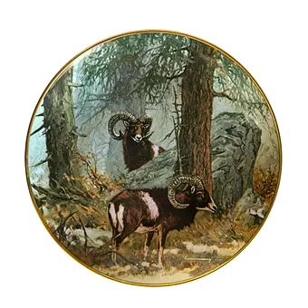 HANNES LIEDERLEY. LIMITOWANY TALERZ PORCELANOWY "EIN GUTER ANBLICK" AK KAISER PORZELLAN.