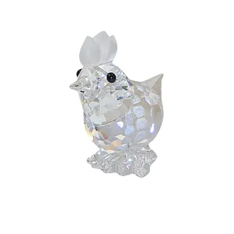 Křišťálová figurka slepice, Swarovski.