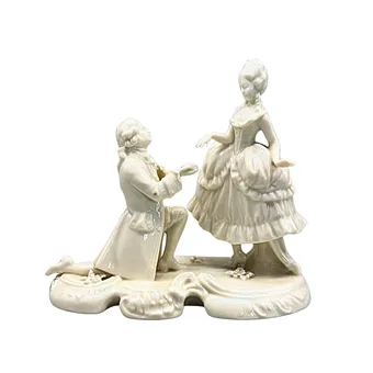 Capodimonte. Porcelain figurine "Marriage Proposal".