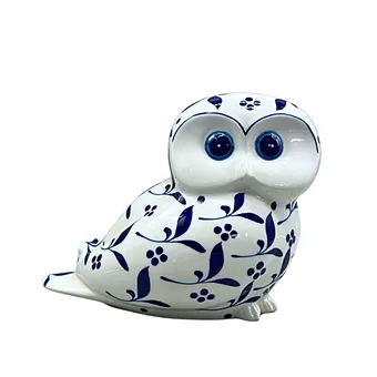 VILLEROY & BOCH. GALLO DESIGN HANDBEMALTE PORZELLANEULE - MANILA ROYAL BLUE.