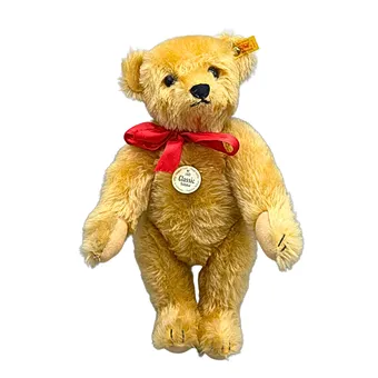 STEIFF CLASSIC 1909 OURS EN PELUCHE BEIGE AVEC VOIX.