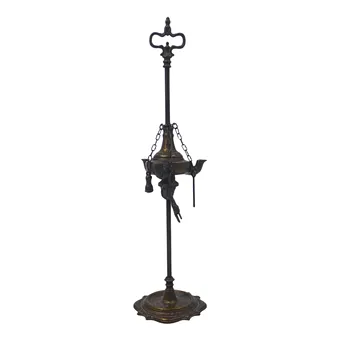 FLORENTIJNSE OLIELAMP LUCERNA VAN MESSING.