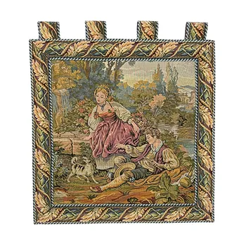 Luka Original. Gobelin wall tapestry with loops - rococo scene.