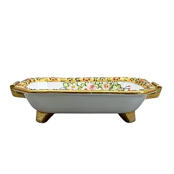 Ručně malovaná porcelánová mísa Nippon.