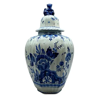 Váza s víkem Delft Royal.