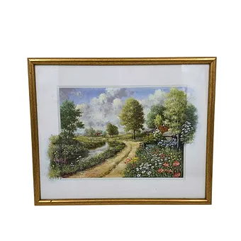 BILDERRAHMEN AUS HOLZ MIT MUSTERBILD.