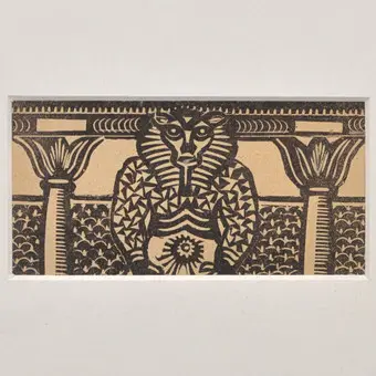 JEAN ALEXIS MORIN (1877 - 1940). "JEAN-MORIN", ORIGINÁLNÍ DŘEVORYT, BEZ NÁZVU, 1934, V PASSE-PARTOUT.