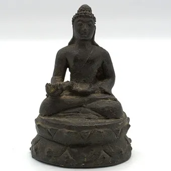 BRONZE BUDDHA FIGURE, CIRCA 1970, TIBET.