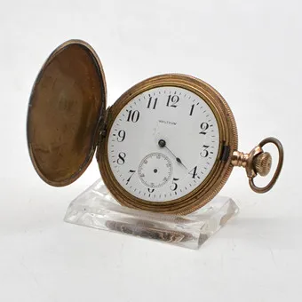 AMERICAN WALTHAM, PHILADELPHIA WATCH CASE, карманные часы, позолоченный корпус, 15 камней, США, 1889.