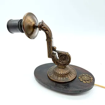 ANTIKE WANDLEUCHTE BRONZE UM 1900 FRANKREICH.