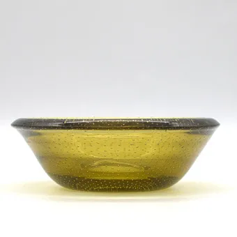 BULLICANTE. COUPE EN VERRE DE MURANO VINTAGE. DESIGN MID-CENTURY.