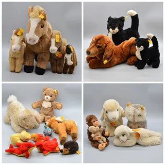 Lotto di peluche: 19 peluche Steiff, 1 orsetto Hermann, metà – fine del XX secolo