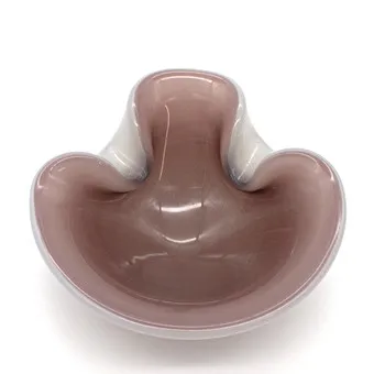 ACHIMEDE SEGUSO. VINTAGE MISKA MURANO MID CENTURY Z OK. 1950-1960 W TECHNICE ALABASTRO.