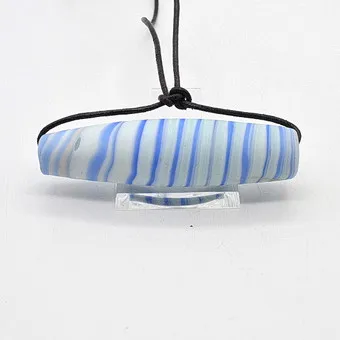 Muranoglas hanger "Schelp", circa 1970, ca. 95x20mm.