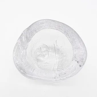 VINTAGE SCHALE, ROYAL KRONA, SCHWEDEN, BLEIKRISTALL.