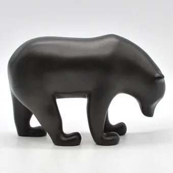 FRANÇOIS POMPON (1855-1933). D'APRÈS. "PAT", OURS BRUN, SCULPTURE, POUR MUSEION, PAR PARASTONE, PAYS-BAS, 20E SIÈCLE.
