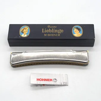 HARMONICA À BOUCHE ; HOHNER - UNSERE LIEBLINGE ; VINTAGE.