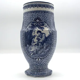 Wazon porcelanowy Franz Anton Mehlem Bonn.