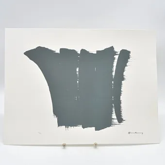 Hans Hartung. After. Untitled (1965), color lithograph, no. 14 of 150 copies, with certificate.