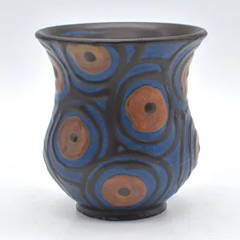 HERMAN KÄHLER (1846-1914). "HAK" DESIGNVAAS, ART DECO, KERAMIEK, DENEMARKEN, CA. 1930.