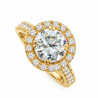 Bague diamant, 2,61 ct