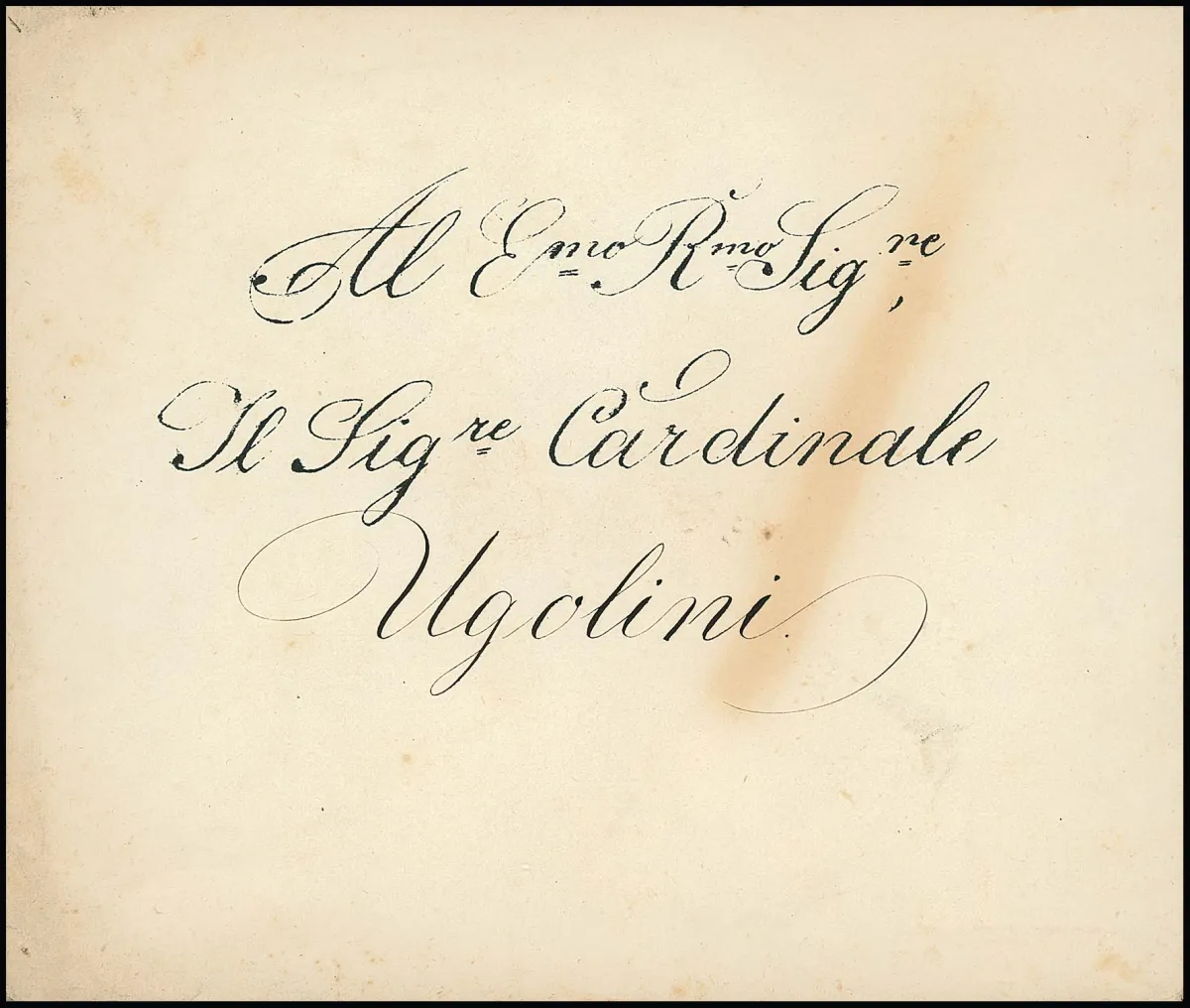 1866, handtekening van koning Ludwig II van Beieren (1845-1886) in Latijns schrift, "Ludovico", op brief met bijbehorende envelop…