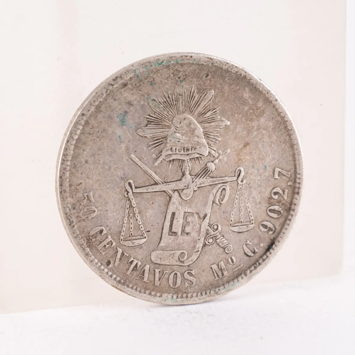 50 Centavos - Republica Mexicana - 1869 - Silber