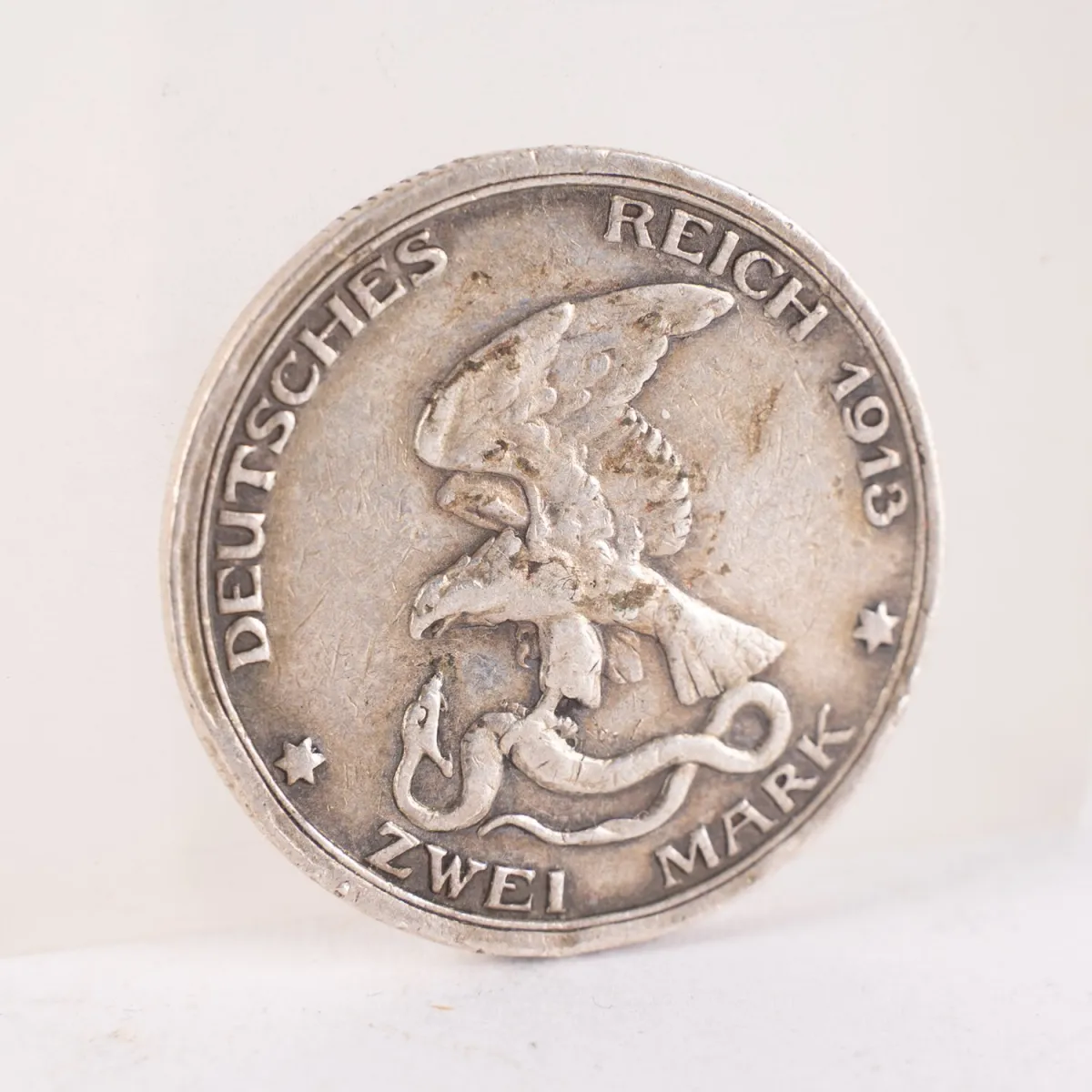 2 Mark - Preussen - 1913 - ss/vz Silber.