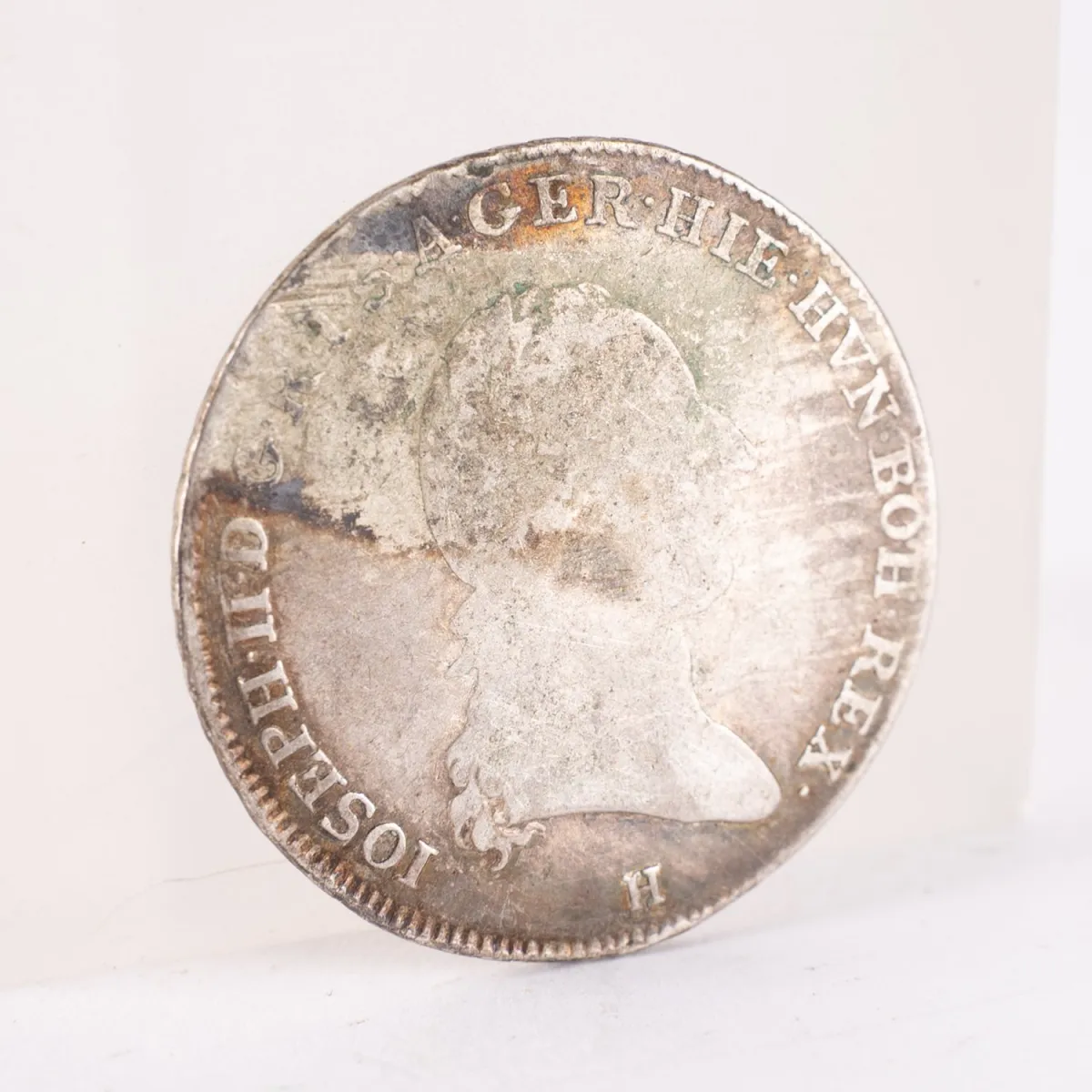 (B) 1/4 Kronentaler, Austrian Netherlands, 1788, diameter approx. 29mm, approx. 7g, 873 silver, VF/XF, patina condition…