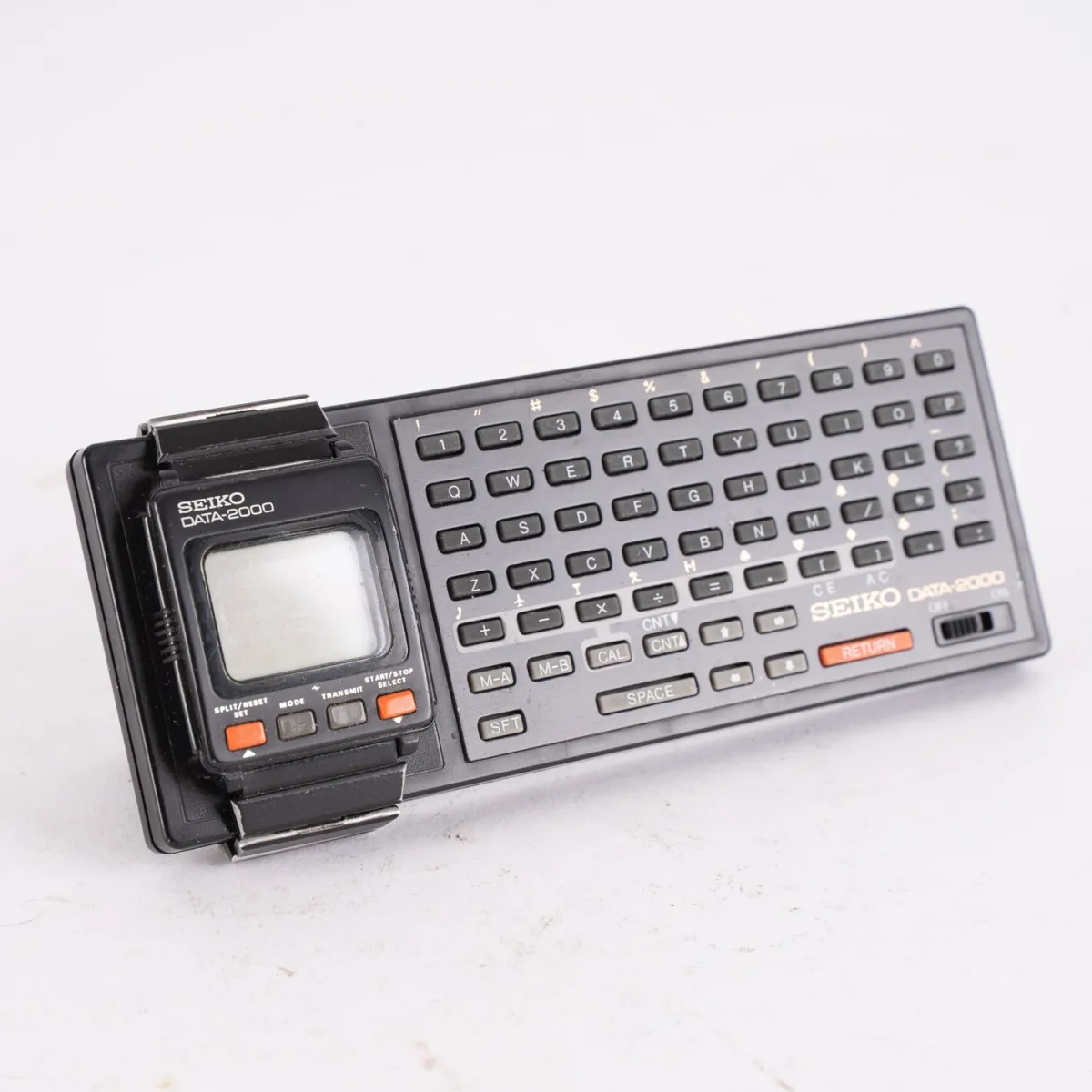 SEIKO DATA - 2000 - Men's wristwatch with calculator, original instruction manual. Untested condition, from private collection…