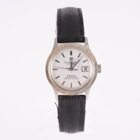 OMEGA CONSTELLATION Chronometer, Automatické. Dámské náramkové hodinky pravděpodobně 1970/80. Let. Ocelové pouzdro, luneta s …