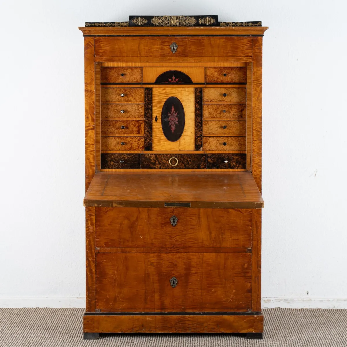 Rare secrétaire Empire de Berlin, Berlin vers 1800 / 1810, rare secretaire à abattant de la Kunst Waaren und Meub…
