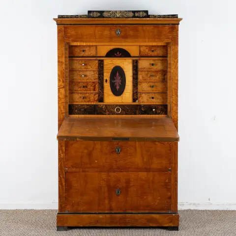Rare secrétaire Empire de Berlin, Berlin vers 1800 / 1810, rare secretaire à abattant de la Kunst Waaren und Meub…