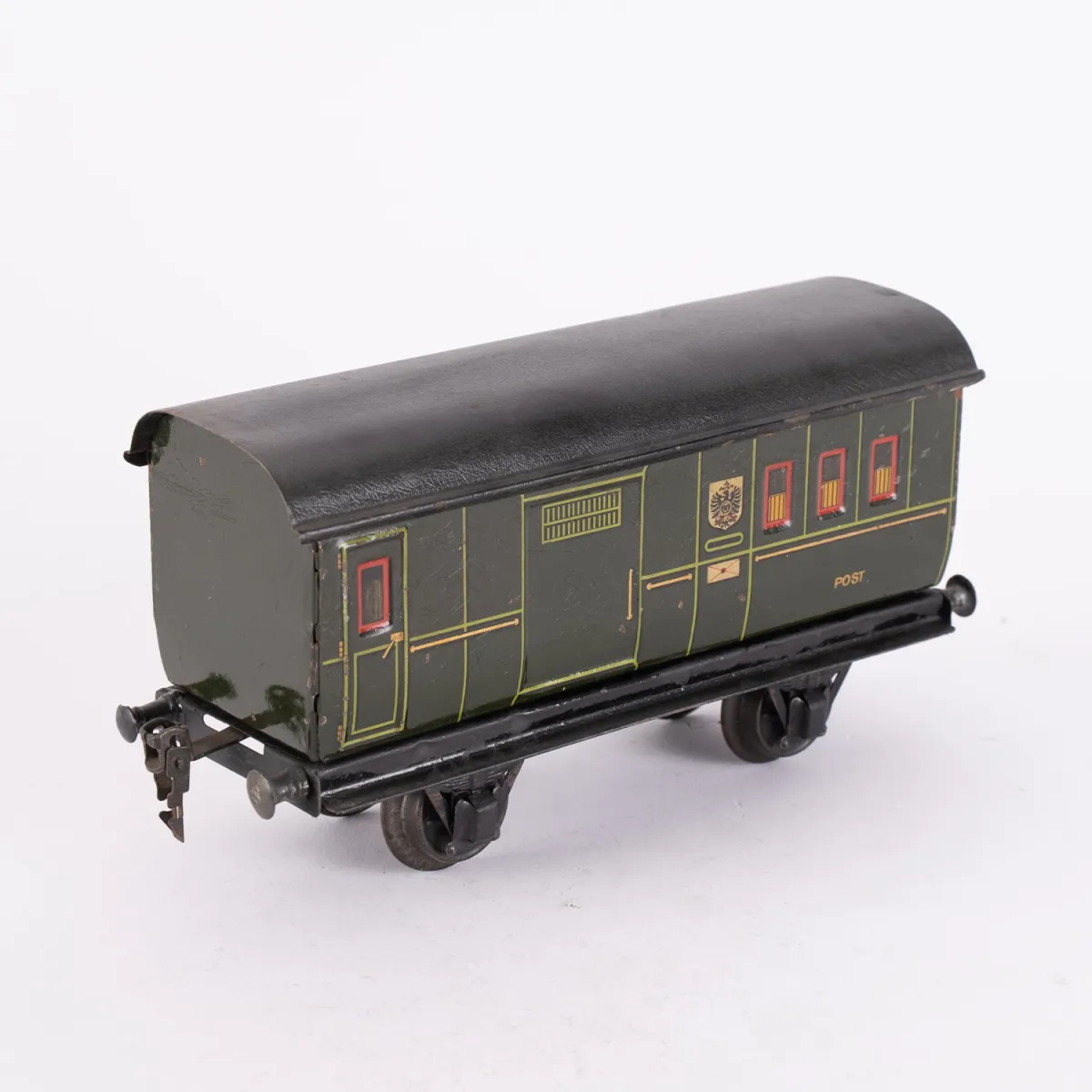 Wagon POST, Märklin, échelle 1 / échelle G, joué / non testé, bel état.