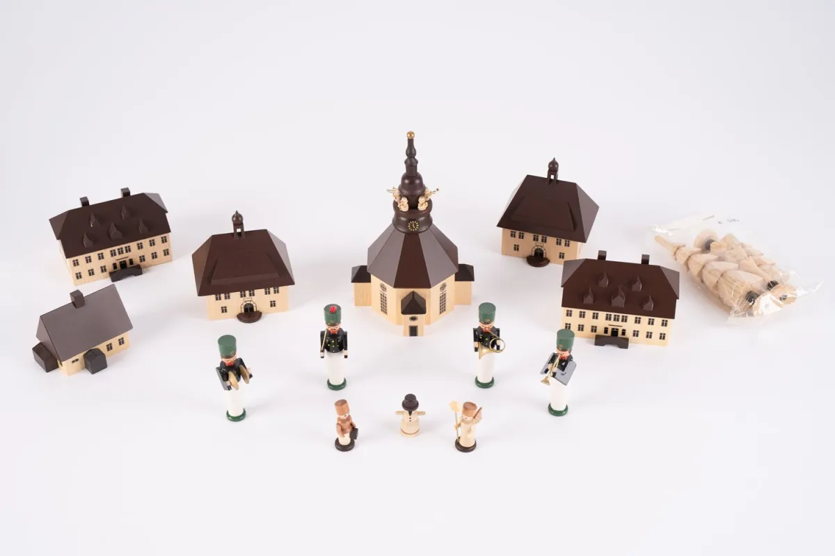Partij Ertsgebergte volkskunst, deels in originele dozen, 20e/21e eeuw, diverse maten, leeftijden, fabrikanten…
