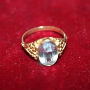 Bague femme or 333, taille 56, env. 2,1 grammes
