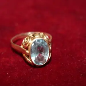 Bague femme or 333, taille 58, env. 4,2 grammes