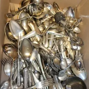 Lot d'argent, couverts, cruche, louches, couverts de service, pinces et plus, argent 925 & 800, poids total env. 4100 grammes
