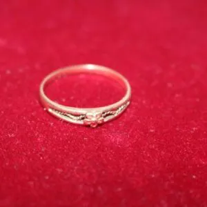 Damesring 585 goud, maat 56, ca. 1,3 gram