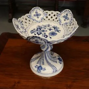 Obstschale Meissen um 1920, H 23cm Ø 24cm