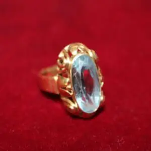 Bague femme or 585, taille 54, env. 5,8 grammes