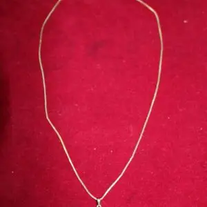 Collier avec pendentif or 333, longueur 48 cm, env. 3 grammes