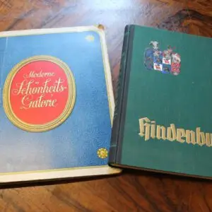 2 albums d'images Paul v. Hindenburg (sans images) & Moderne Schönheitsgalerie complet