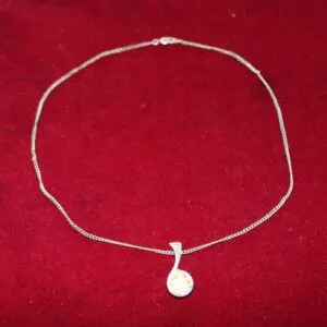 Collier avec pendentif en argent 925