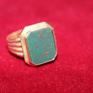 Herenring 585 goud, ringmaat 63, ca. 7,4 gram