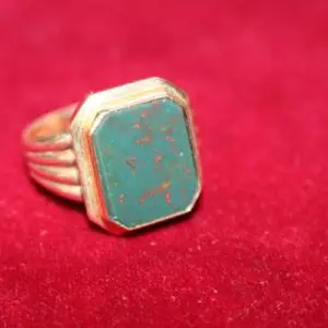 Herenring 585 goud, ringmaat 63, ca. 7,4 gram