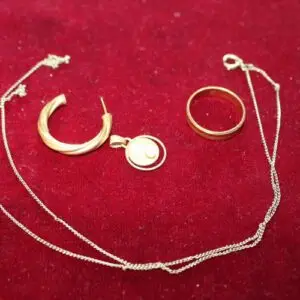 Lot d'or ancien 585, env. 9,2 grammes